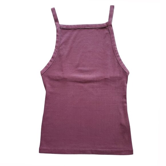 Free People Tank Top Dark Pink Size S - Picture 7 of 16